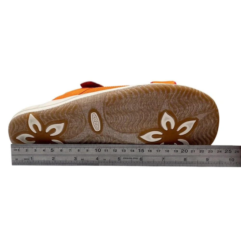 KEEN Youth Girls Sandal Size 7/ Women's 9 Orange Adjustable Open Toe Lightweight